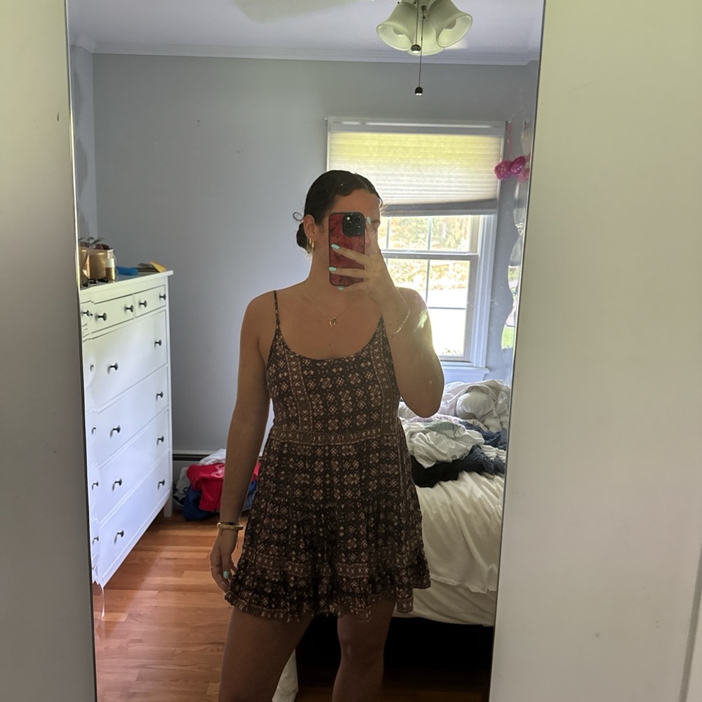 Brandy Melville multicolored slip dress